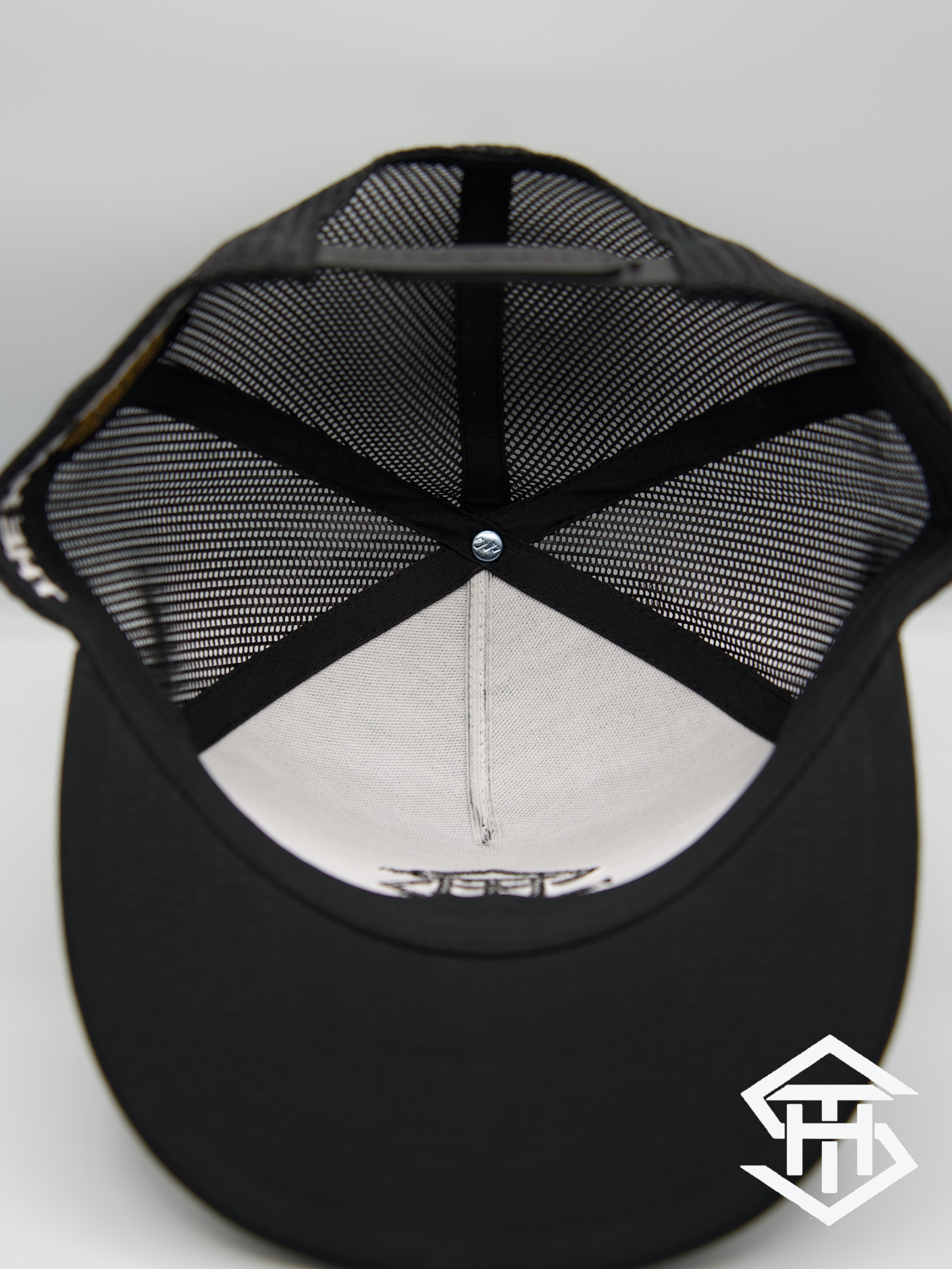 THS Black/White Logo 2 Flatbill Snapback