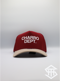 Charro Dept. Burgundy / Tan Performance Snapback