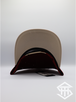 Charro Dept. Burgundy / Tan Performance Snapback