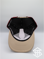 Charro Dept. Burgundy / Tan Performance Snapback