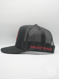 THS Black / Red Logo 2 Flatbill Snapback