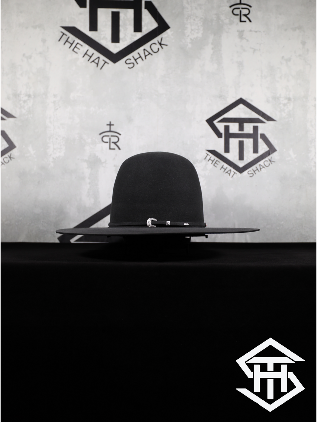 10x Gunmetal Tacchino Hat CO. Mid-Crown / 4 1/2in. Brim