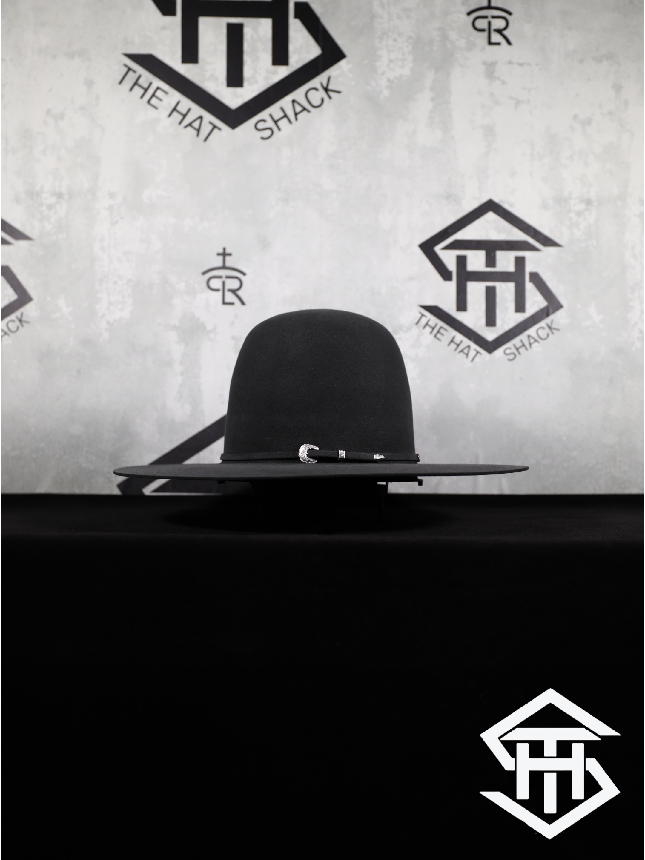 10x Gunmetal Tacchino Hat CO. Mid-Crown / 4 1/2in. Brim