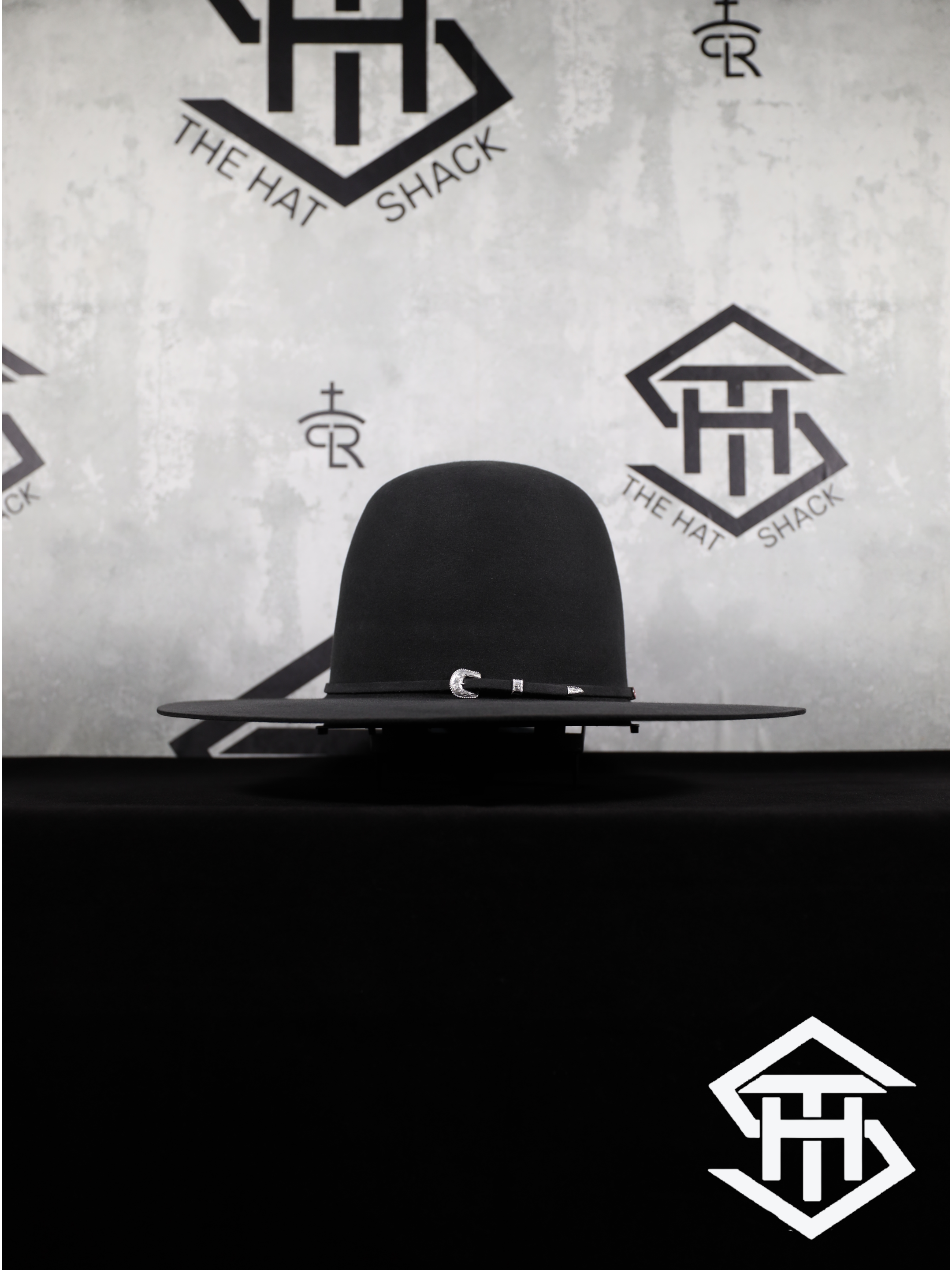 10x Gunmetal Tacchino Hat CO. Mid-Crown / 4 1/2in. Brim