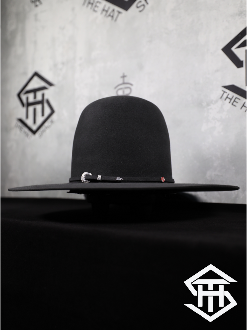 10x Gunmetal Tacchino Hat CO. Mid-Crown / 4 1/2in. Brim