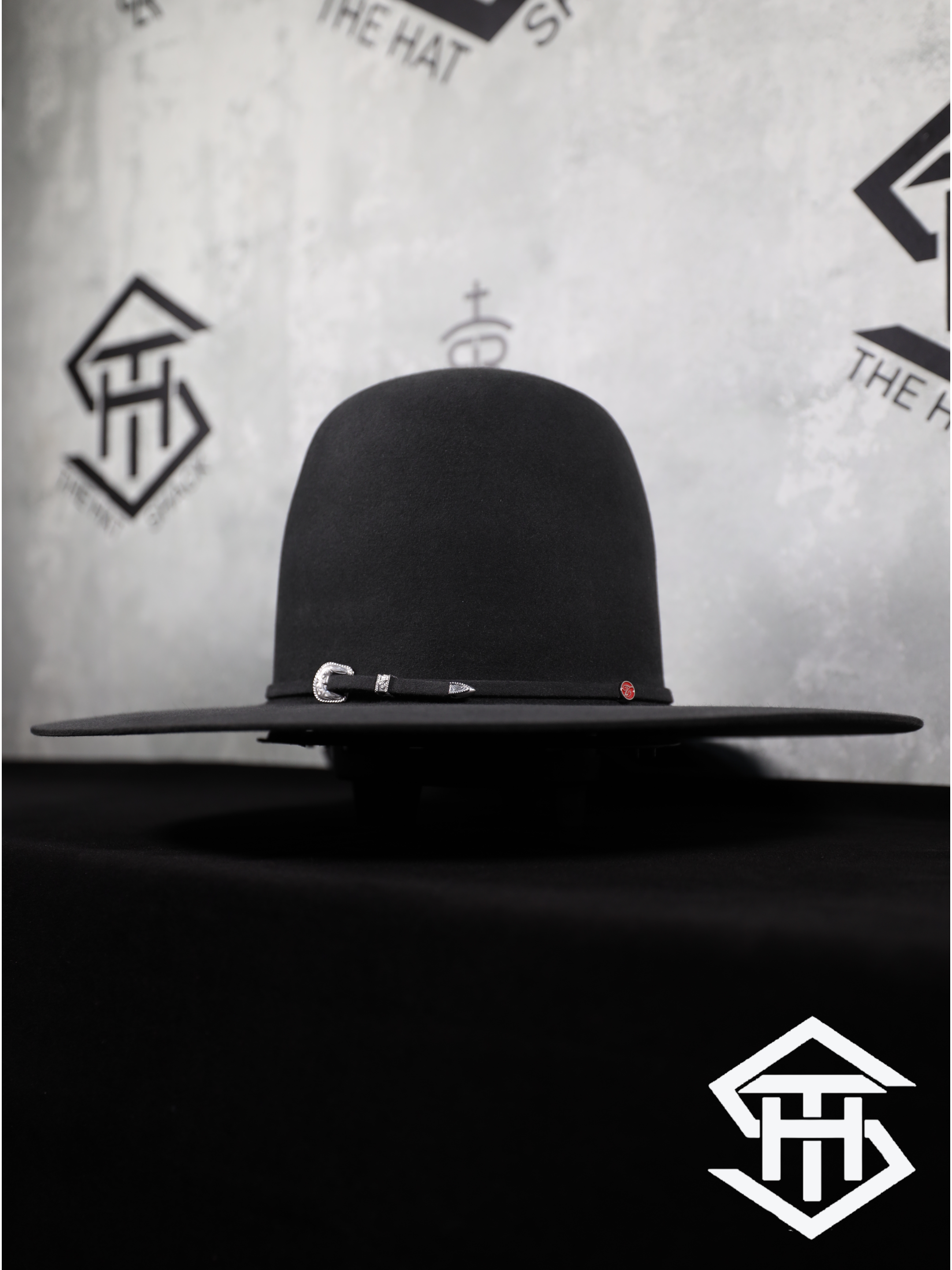 10x Gunmetal Tacchino Hat CO. Mid-Crown / 4 1/2in. Brim