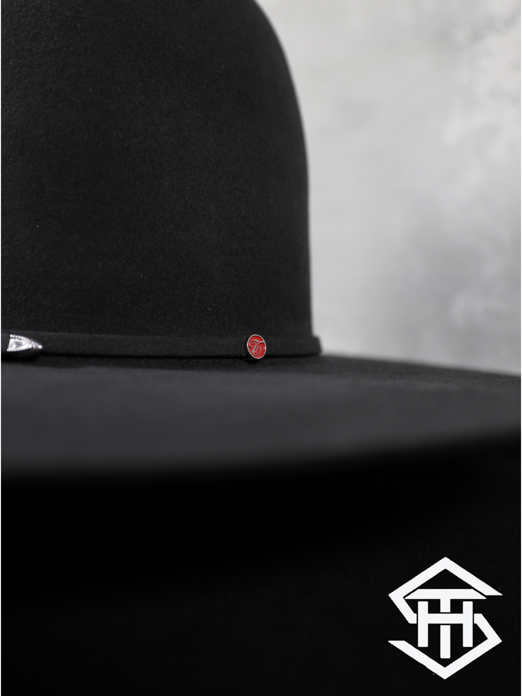 10x Gunmetal Tacchino Hat CO. Mid-Crown / 4 1/2in. Brim