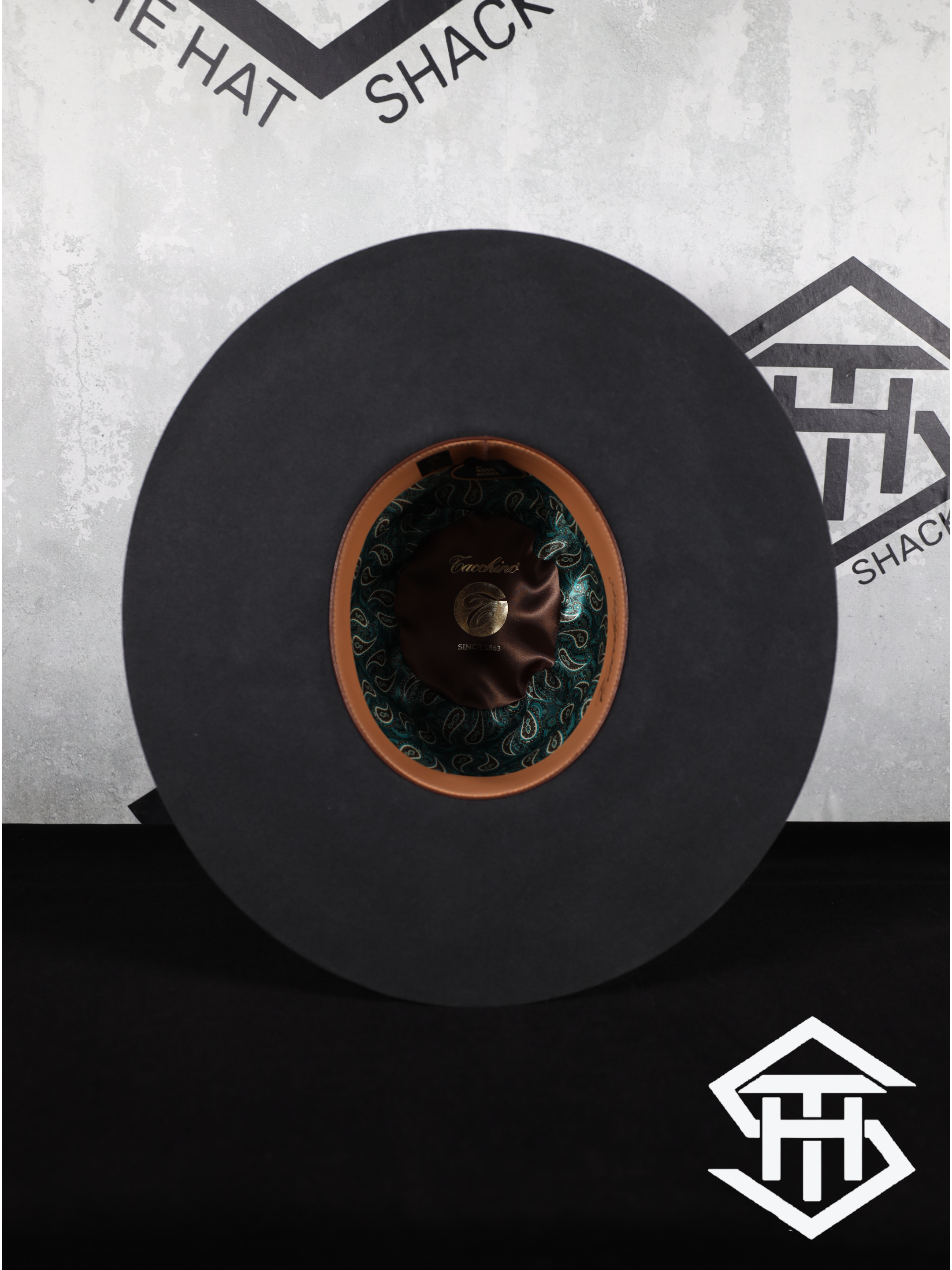 10x Gunmetal Tacchino Hat CO. Mid-Crown / 4 1/2in. Brim