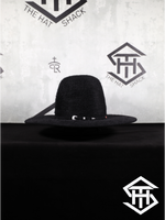 10x Black Tacchino Hat CO. Grizzly Tall Crown / 4 1/2in. Brim