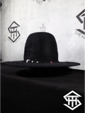 10x Black Tacchino Hat CO. Grizzly Tall Crown / 4 1/2in. Brim