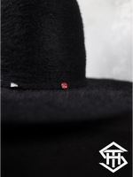 10x Black Tacchino Hat CO. Grizzly Tall Crown / 4 1/2in. Brim