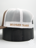 THS "Brahmer Tamer" Brown / White Flatbill Snapback