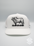 THS "Brahmer Tamer" White Flatbill Snapback