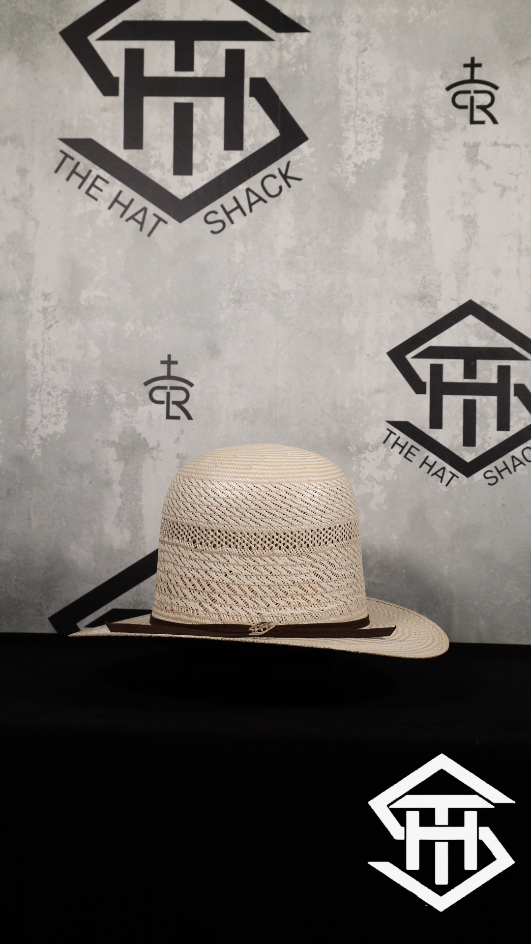 帽子 wicagrocery High Crown Long Brim 3-1/2