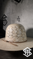 THS " Honey Hex " 6in. Crown / 4in. Brim Straw Hat