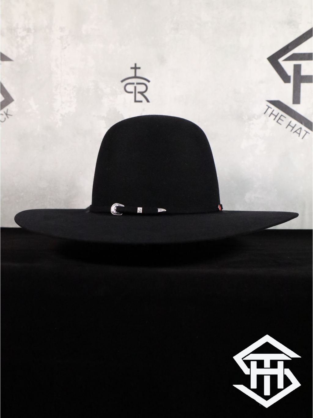 10x Black Tacchino Hat Co. Regular crown/ 4.5in. Brim