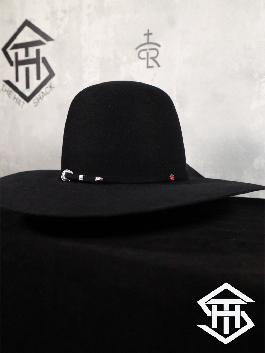10x Black Tacchino Hat Co. Regular crown/ 4.5in. Brim