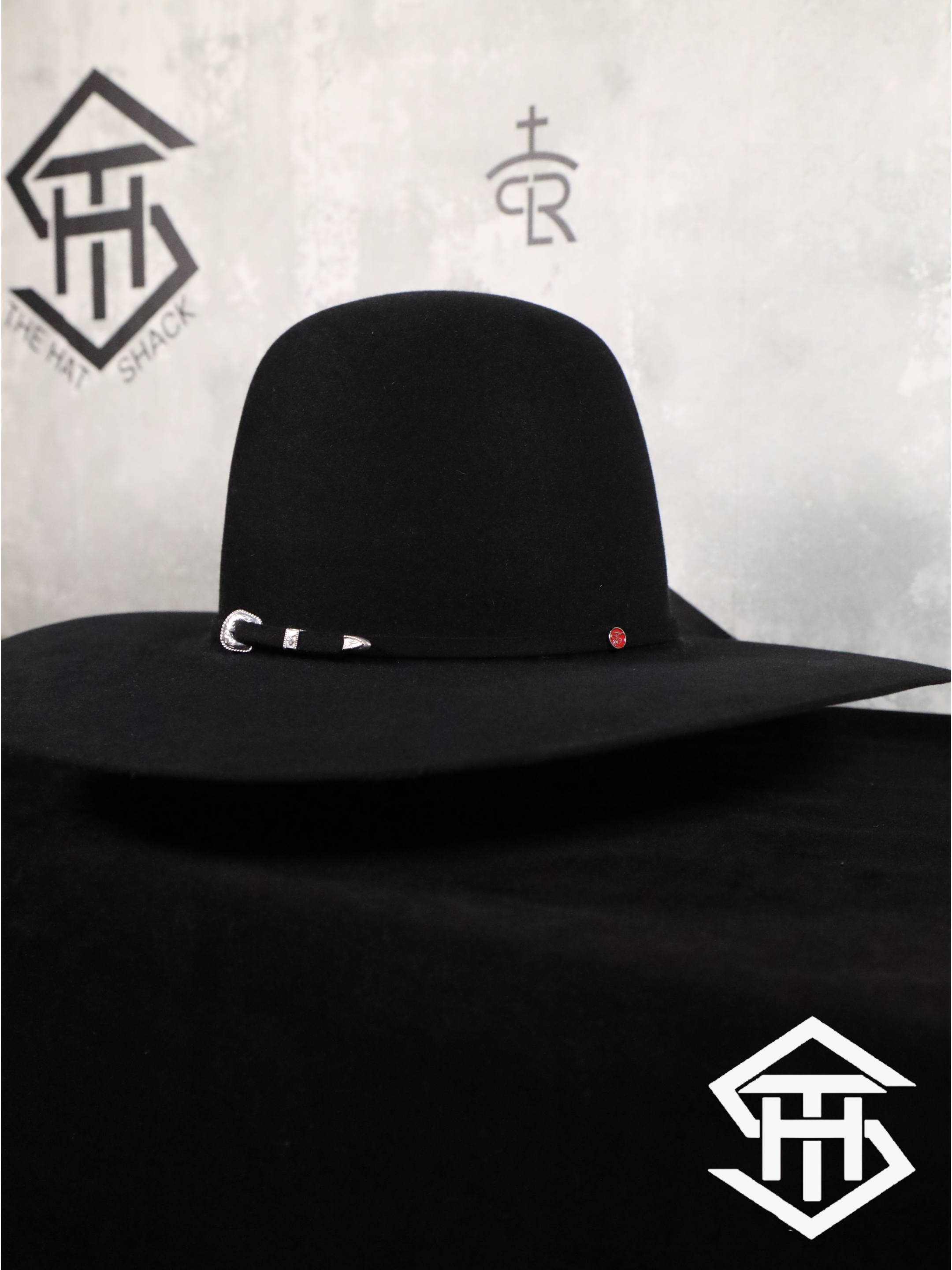 10x Black Tacchino Hat Co. Regular crown/ 4.5in. Brim