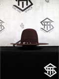 10x Black Cherry Tacchino Hat Co. 7in Crown / 4.25in Brim