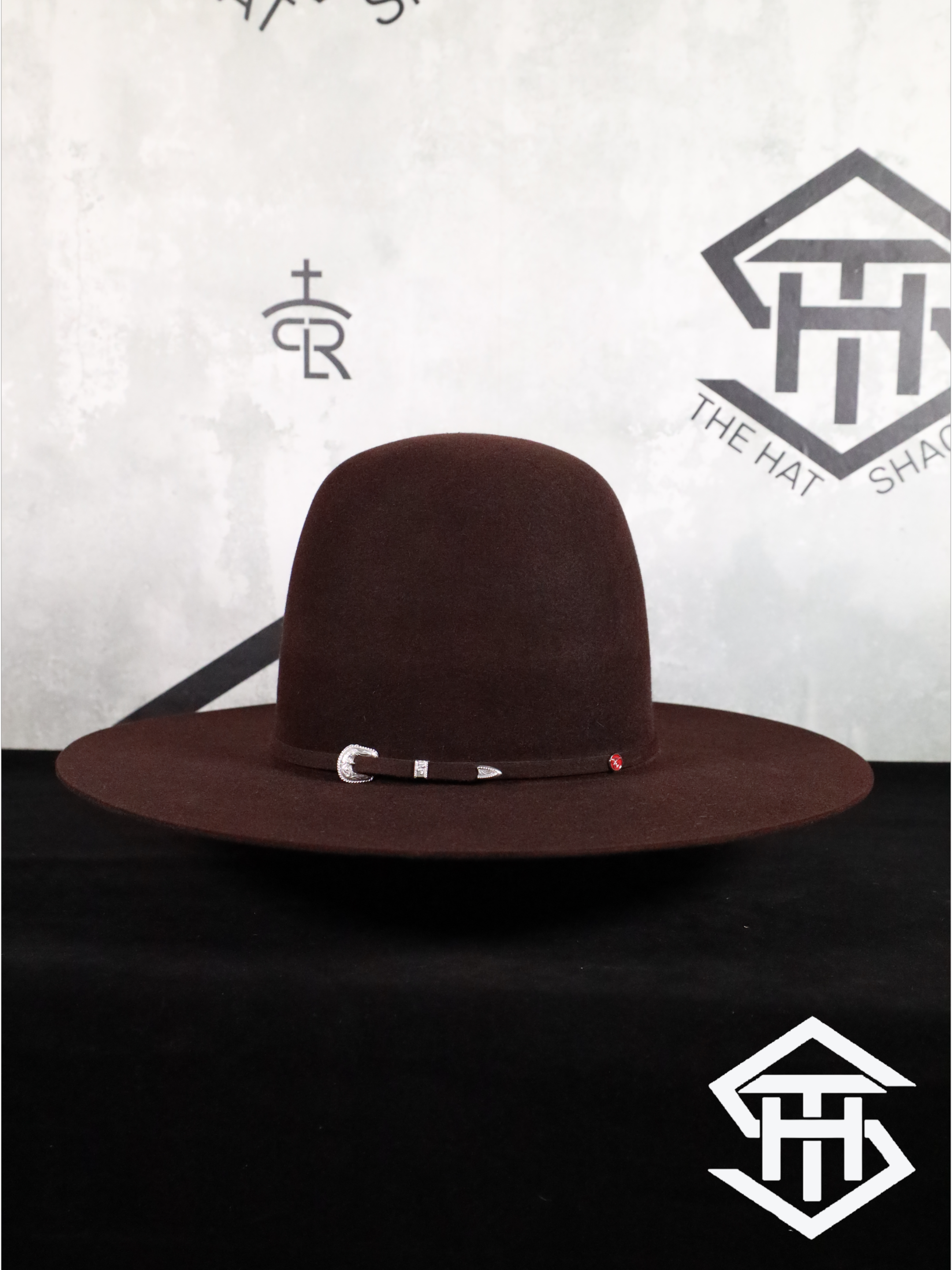 10x Black Cherry Tacchino Hat Co. 7in Crown / 4.25in Brim