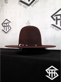 10x Black Cherry Tacchino Hat Co. 7in Crown / 4.25in Brim