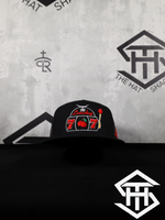 Ranchers Hat Co. " Lucky 7 " Flatbill Trucker Snapback Blk