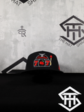 Ranchers Hat Co. " Lucky 7 " Flatbill Trucker Snapback Blk