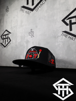 Ranchers Hat Co. " Lucky 7 " Flatbill Trucker Snapback Blk