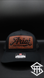 Ariat Leather Flag Patch Snapback