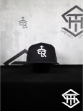 RLP Black/White Logo 2 Flatbill Snapback