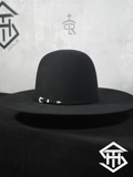 Serratelli 6x Black Regular Crown / 4.5in. Brim Felt Hat