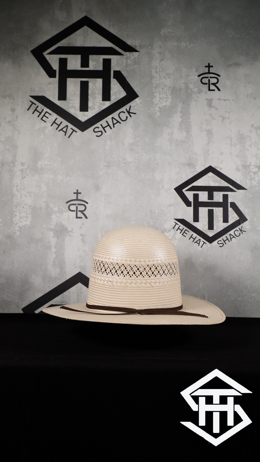 THS " Trigo " 7in. Crown / 3.5in. Brim Straw Hat