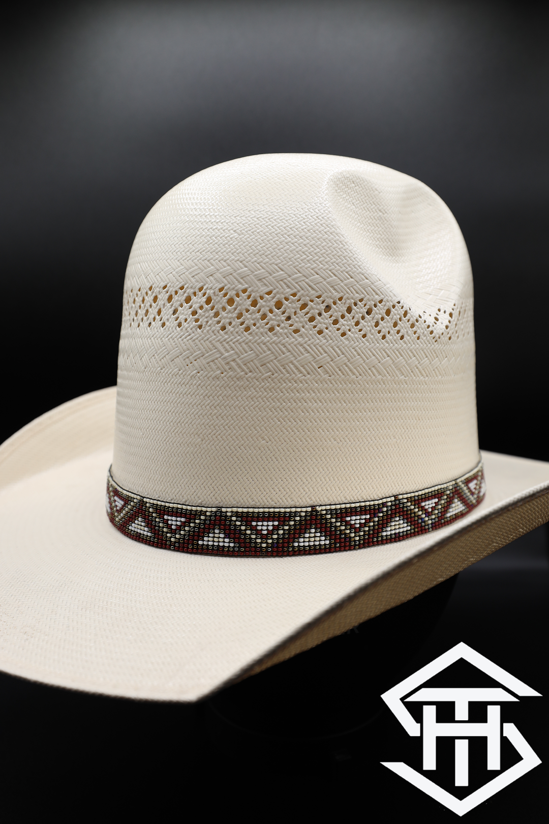 Elastic Beaded Hatband 066