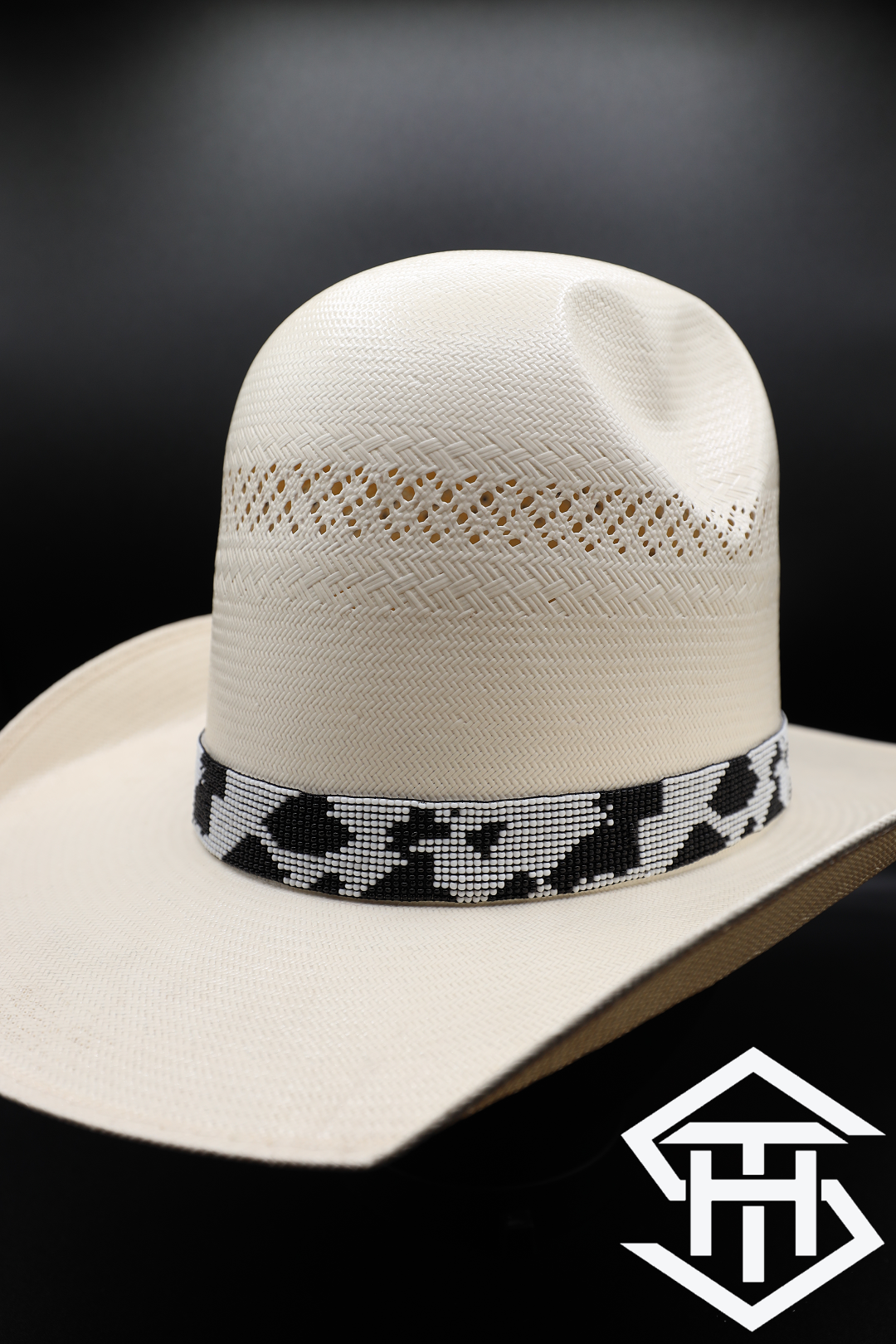 Elastic Beaded Hatband 070