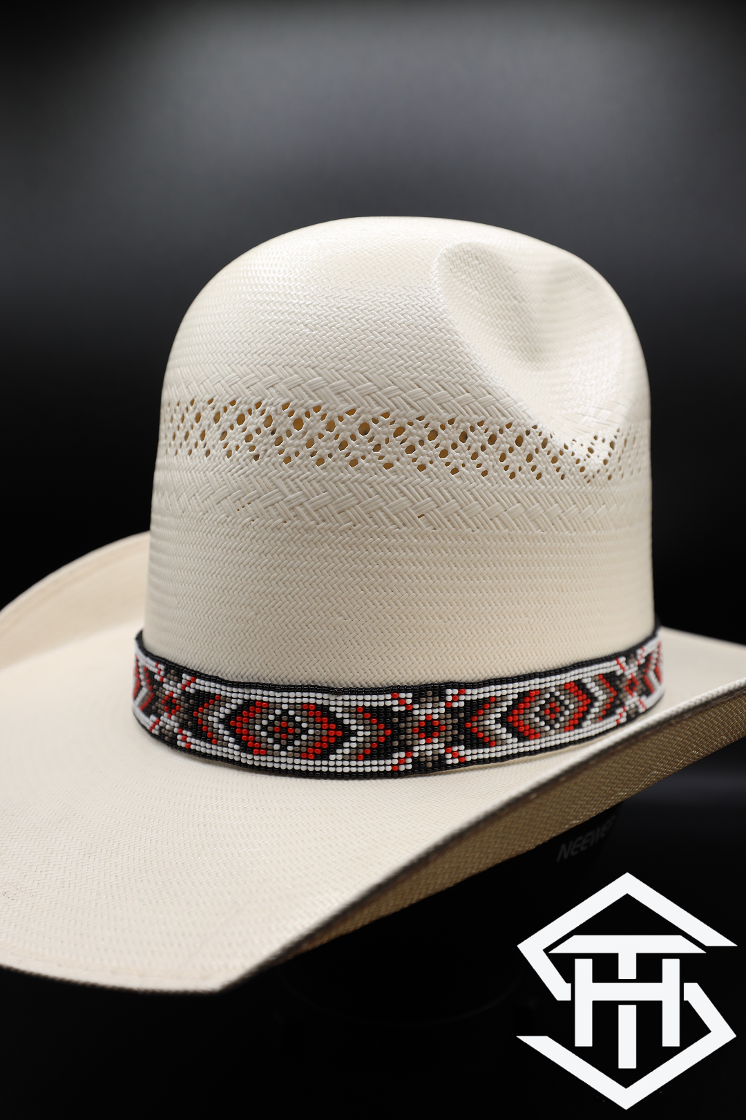Elastic Beaded Hatband 071