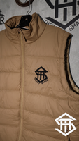 THS Tan Puffer Vest