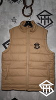 THS Tan Puffer Vest