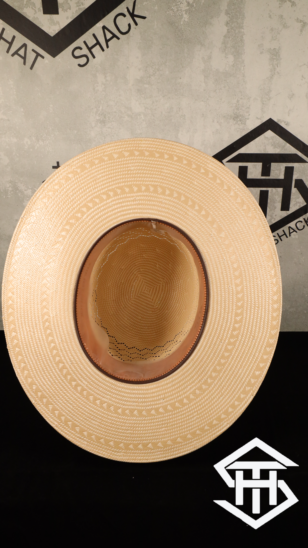 THS " Peak " 7in. Crown / 4in. Brim Straw Hat