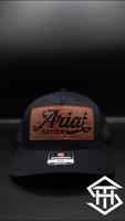 Ariat Leather Flag Patch Snapback