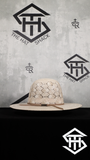 THS " Honey Hex " 6in. Crown / 4in. Brim Straw Hat