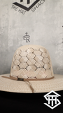 THS " Honey Hex " 6in. Crown / 4in. Brim Straw Hat