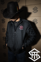 THS Puffer Jacket Black/Burgandy