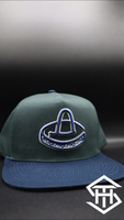 Arte Charra Green/Blue/Pink Flatbill Snapback