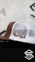 Texas Ranch " Bull " Brown / White Snapback