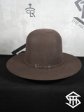 Stone Chocolate Tall Crown / 4in. Brim Wool Felt