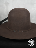 Stone Chocolate Tall Crown / 4in. Brim Wool Felt