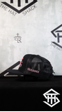 Texas Ranch " Pink Cow Print " Black / Black Snapback