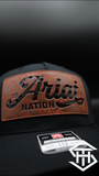 Ariat Leather Flag Patch Snapback