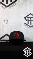 Texas Ranch " Vino " Black / Black Snapback