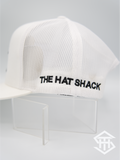 RLP White / Red / Black Logo Flatbill Snapback